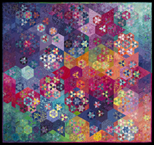 I'll Sing You Seven O!  |  2003  |  61" x 64"  |  On the cover of Quilters Newsletter Magazine, April 2004