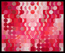 Peppermint Twist  |  2024  |  54” x 66.5” 